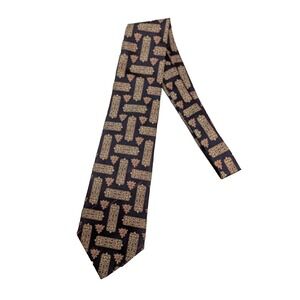 The Metropolitan Museum Of Art 100%‎ Silk Necktie Geometric Ornamental 28"Length